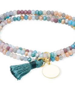 Pulseras Marina Garcia | Pulsera Zen Ocean A Con Chapa