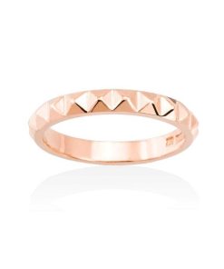 Anillos Marina Garcia | Anillo De Tachuelas En Plata Rosa