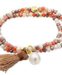 Pulseras Marina Garcia | Pulsera Zen Roble Con Perla