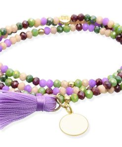 Pulseras Marina Garcia | Pulsera Zen Provenza Con Chapa