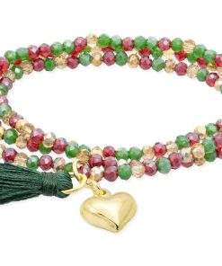 Pulseras Marina Garcia | Pulsera Zen Acebo Con Coraz N