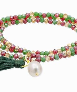 Pulseras Marina Garcia | Pulsera Zen Acebo Con Perla