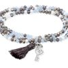 Pulseras Marina Garcia | Pulsera Zen Hielo Con Llave