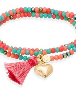 Pulseras Marina Garcia | Pulsera Zen Mandarina Con Coraz N