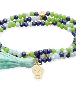 Pulseras Marina Garcia | Pulsera Zen Nenufar Con Calavera