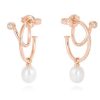 Pendientes Marina Garcia | Pendientes Wham En Plata Rosa