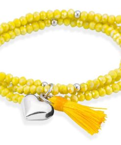 Pulseras Marina Garcia | Pulsera Zen Amarillo En Plata