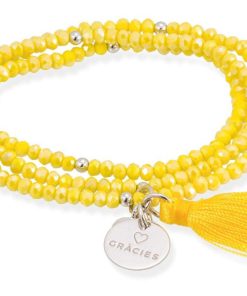 Pulseras Marina Garcia | Pulsera Zen Amarillo En Plata