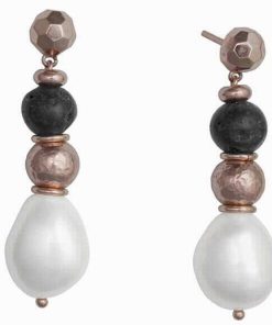 Pendientes Marina Garcia | Pendientes Ball En Plata Rosa