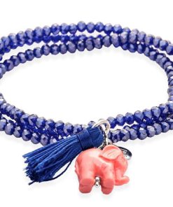 Pulseras Marina Garcia | Pulsera Zen Azul En Plata