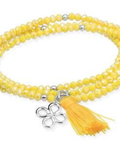 Pulseras Marina Garcia | Pulsera Zen Amarillo En Plata