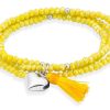 Pulseras Marina Garcia | Pulsera Zen Amarillo En Plata