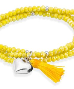 Pulseras Marina Garcia | Pulsera Zen Amarillo En Plata