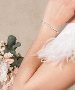 Pulseras Marina Garcia | Pulsera Riviere Para Novias Original En Plata