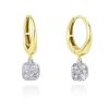 Pendientes Marina Garcia | Pendientes Aro Con Pav Antic En Oro Amarillo 18Kt. Y Diamantes