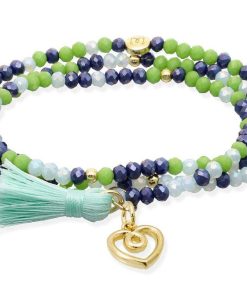 Pulseras Marina Garcia | Pulsera Zen Nenufar Con Charm Love