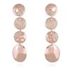 Pendientes Marina Garcia | Pendientes Bari Co Ac En Plata Rosa