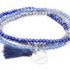 Pulseras Marina Garcia | Pulsera Zen Azul En Plata