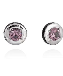 Pendientes Marina Garcia | Pendientes Maui Fucsia En Plata