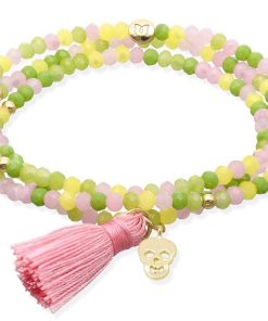 Pulseras Marina Garcia | Pulsera Zen British Rose Con Calavera