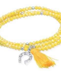 Pulseras Marina Garcia | Pulsera Zen Amarillo En Plata