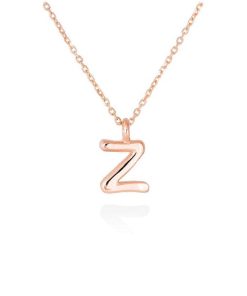 Gargantillas Marina Garcia | Colgante Letra Z En Oro Rosa 18Kt