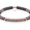 Pulseras Marina Garcia | Pulsera Beluga Co Ac En Plata Rosa