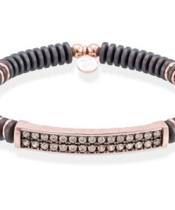 Pulseras Marina Garcia | Pulsera Beluga Co Ac En Plata Rosa