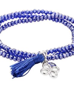 Pulseras Marina Garcia | Pulsera Zen Azul En Plata