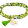 Pulseras Marina Garcia | Pulsera Zen Ne N Pistacho Con Elefante