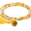 Pulseras Marina Garcia | Pulsera Zen Mostaza Con Piedra Natural