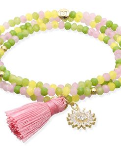 Pulseras Marina Garcia | Pulsera Zen British Rose Con Sol