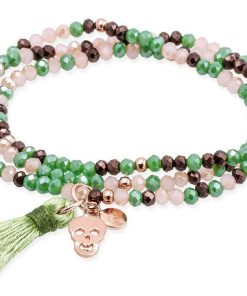 Pulseras Marina Garcia | Pulsera Zen After Eight Con Calavera