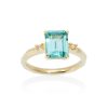 Anillos Marina Garcia | Anillo Monaco Paraiba En Plata Dorada