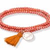 Pulseras Marina Garcia | Pulsera Zen Melocoton En Plata Rosa