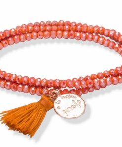 Pulseras Marina Garcia | Pulsera Zen Melocoton En Plata Rosa