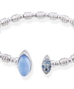 Pulseras Marina Garcia | Pulsera Hidra Azul En Plata