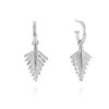 Pendientes Marina Garcia | Pendientes Aro Y Pluma Sioux En Plata