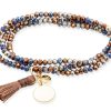 Pulseras Marina Garcia | Pulsera Zen Chocolate Con Chapa