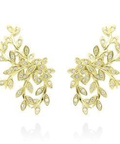 Pendientes Marina Garcia | Pendientes Chantilly Maxi En Plata Dorada