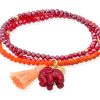 Pulseras Marina Garcia | Pulsera Zen Ne N Naranja Con Elefante