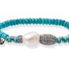 Pulseras Marina Garcia | Pulsera Venecia Azul En Plata