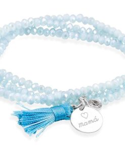 Pulseras Marina Garcia | Pulsera Zen Azul En Plata