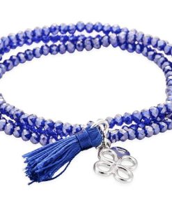 Pulseras Marina Garcia | Pulsera Zen Azul En Plata