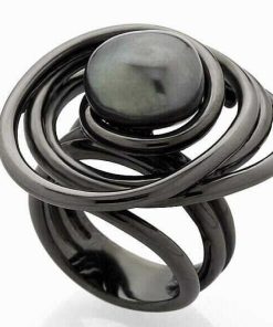 Anillos Marina Garcia | Anillo Atame En Plata Negra