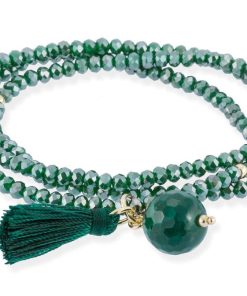 Pulseras Marina Garcia | Pulsera Zen Verde Con Piedra Natural