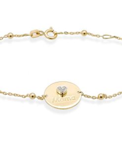 Pulseras Marina Garcia | Pulsera En Oro Amarillo 18Kt Y Diamantes