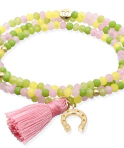 Pulseras Marina Garcia | Pulsera Zen British Rose Con Herradura