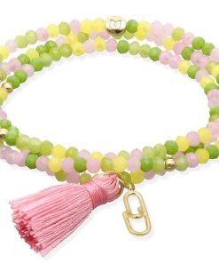 Pulseras Marina Garcia | Pulsera Zen British Rose Con Clip Amistad