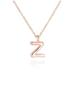 Gargantillas Marina Garcia | Colgante Letra Z En Oro Rosa 18Kt